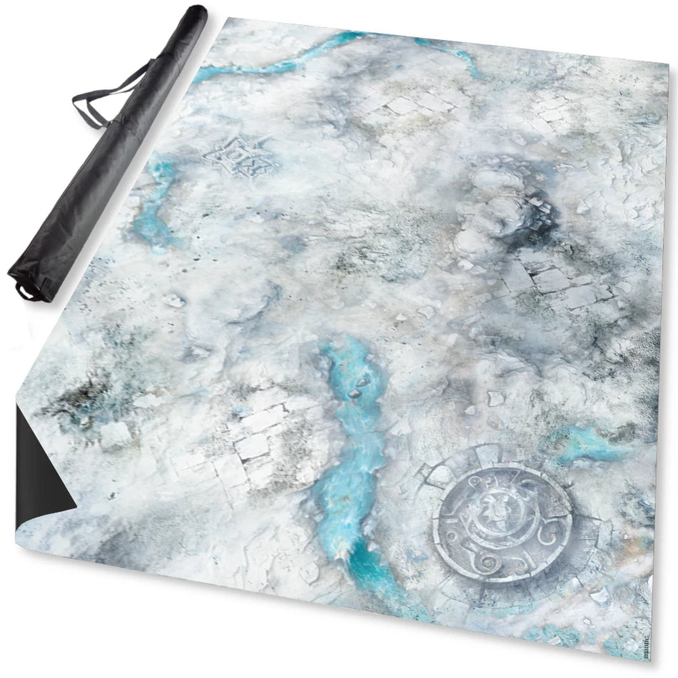40k Gaming Mat – 60 x 44 Neoprene Snowfield