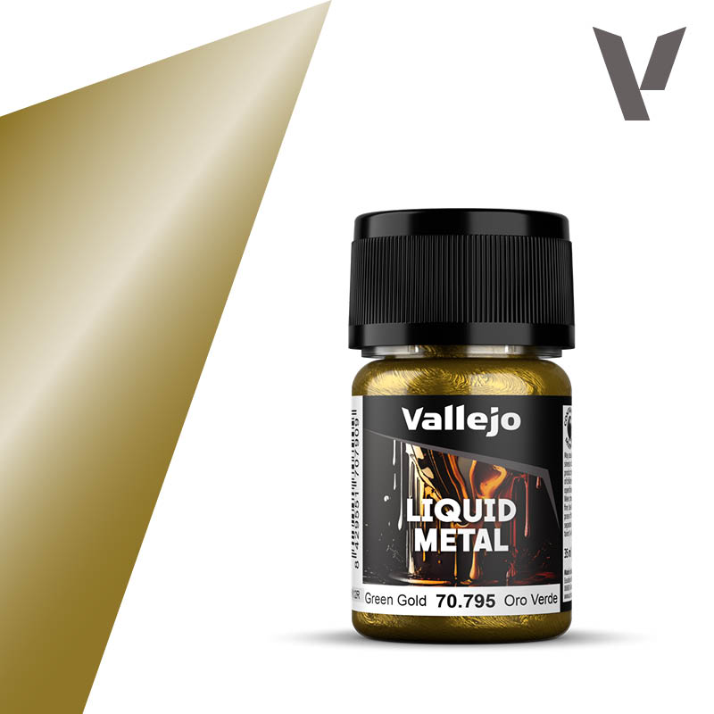 Vallejo Liquid Metal 70.795 Green Gold