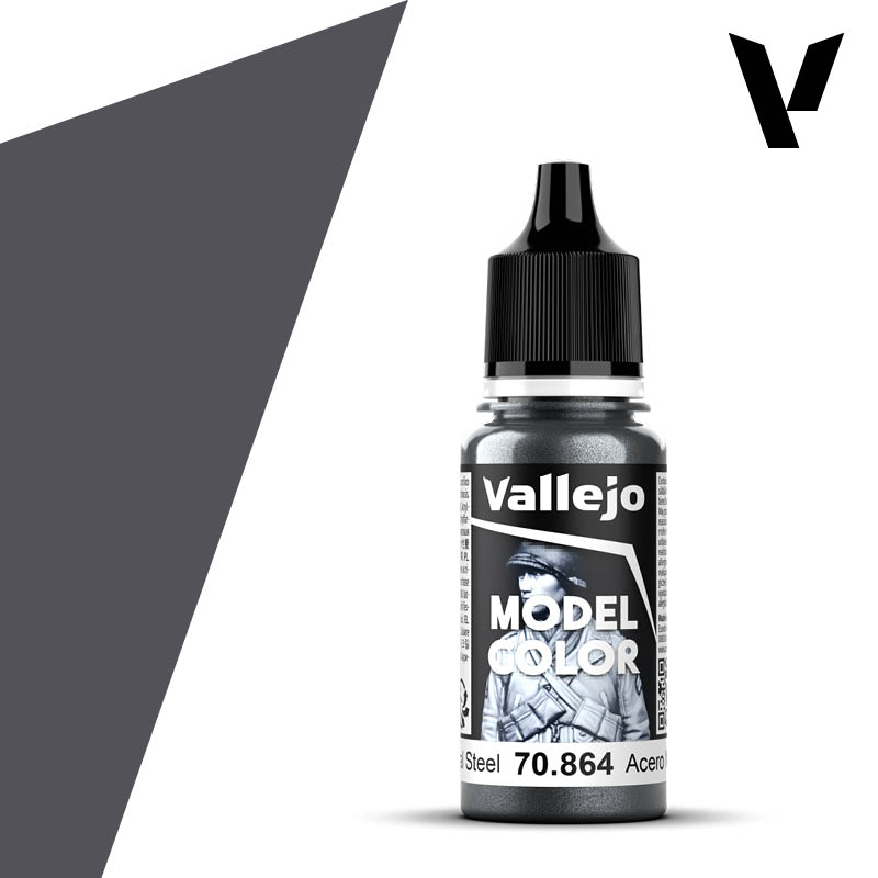 Vallejo Model Color 70.864 Natural Steel