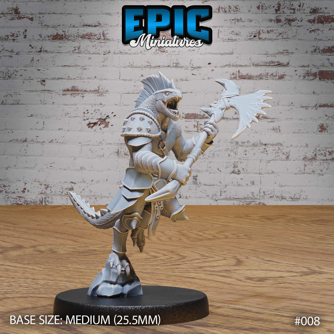Fantasy Lizardmen Army 3D Prints