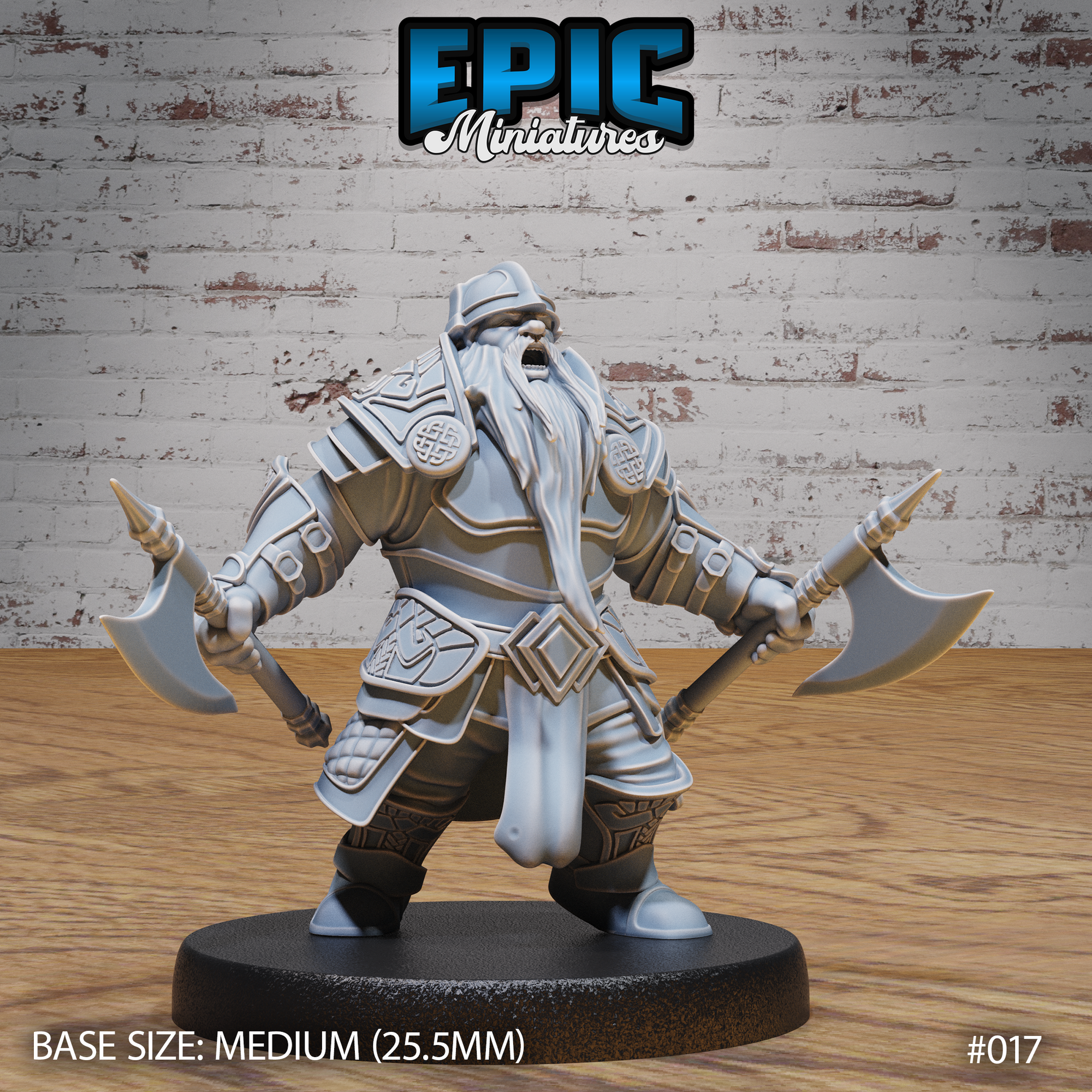 Fantasy Dwarf Army 3D Prints