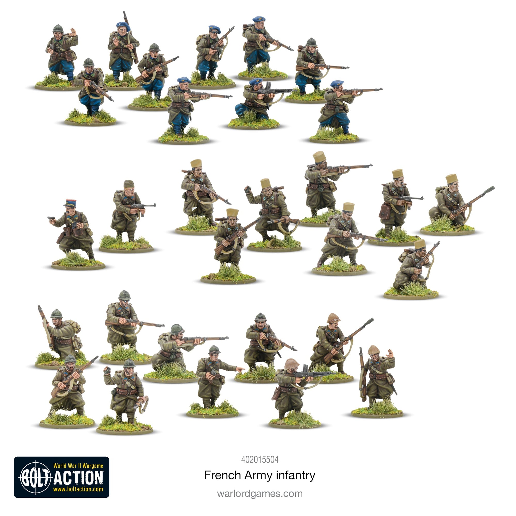 French WW2 1/56 Plastic and Metal Model Kits