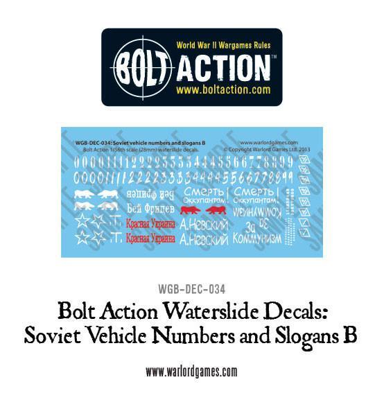 Bolt Action WW2 Decals