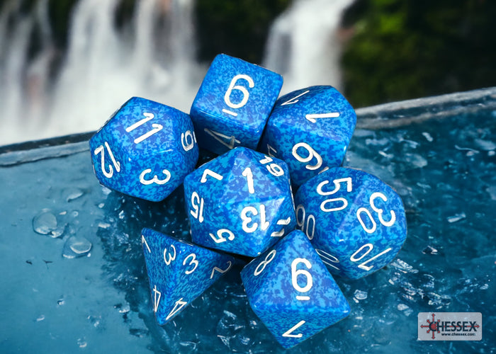 Speckled Water Polyhedral 7-Dice Set