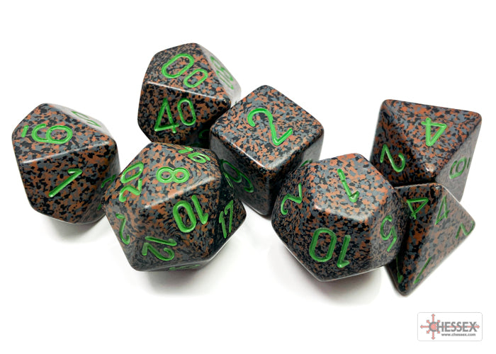 Speckled Earth Polyhedral 7-Dice Set
