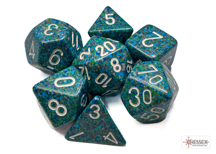 Speckled Sea Polyhedral 7-Dice Set