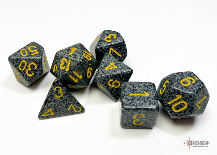 Speckled Urban Camo Polyhedral 7-Dice Set