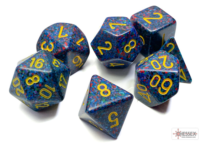 Speckled Twilight Polyhedral 7-Dice Set