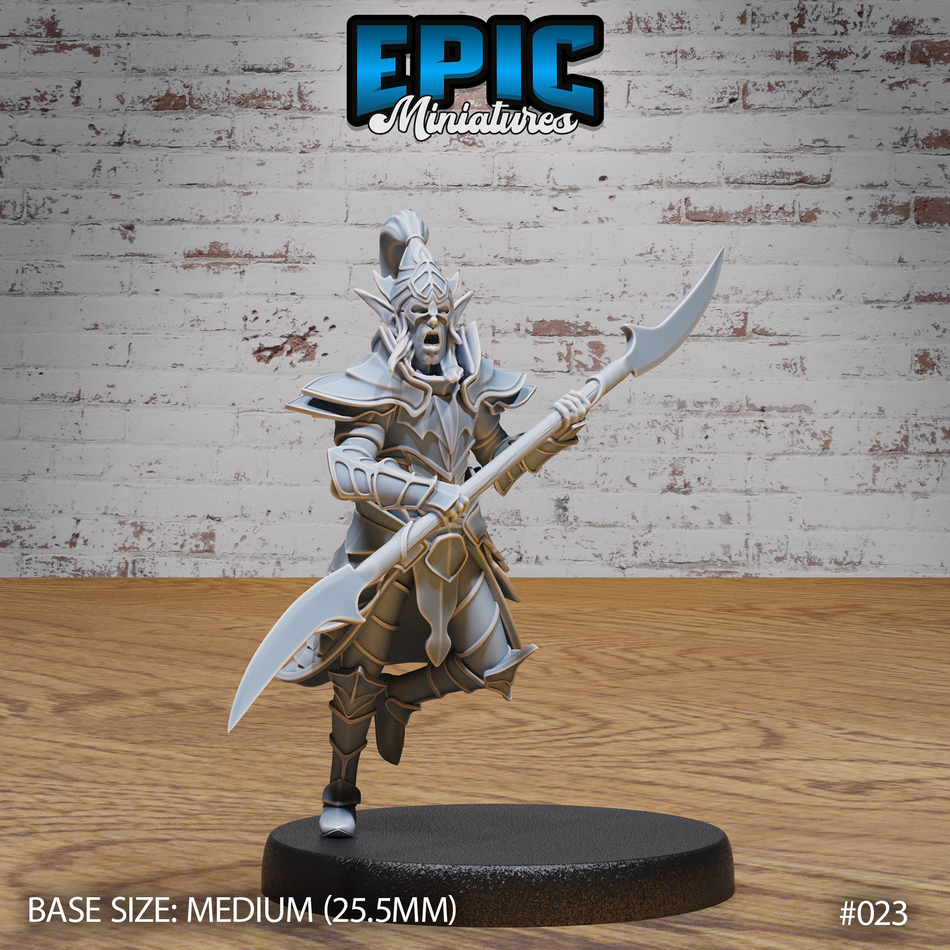 Dark Elf Army Double-Sided Spear 3D Print