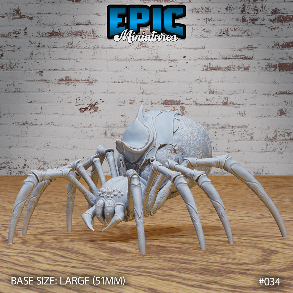 Dark Elf Giant Spider Mount 3D Print