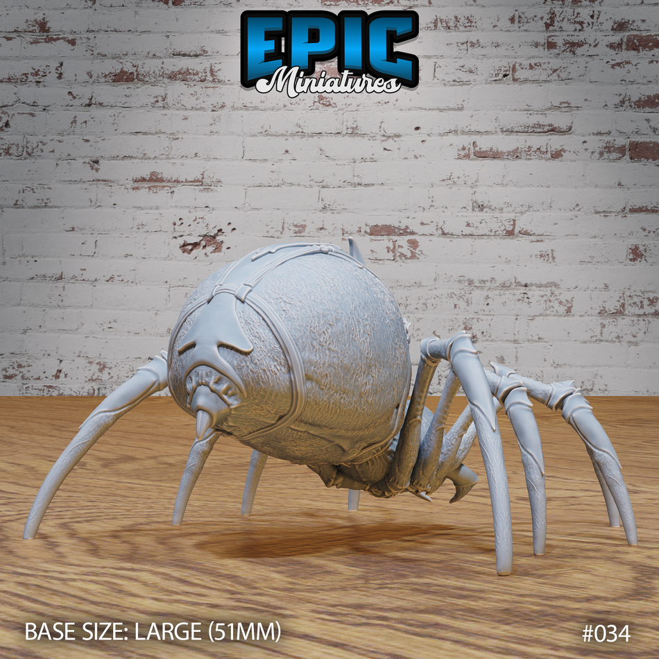 Dark Elf Giant Spider Mount 3D Print