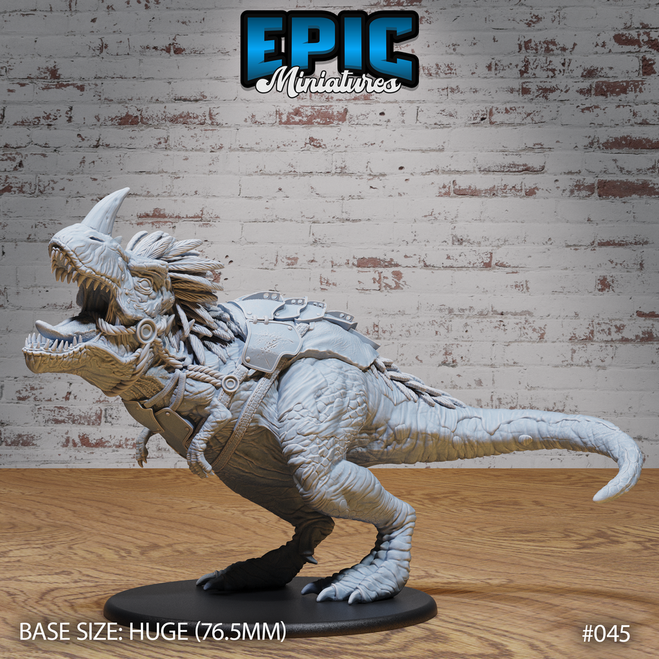 Horned Rex Roaring