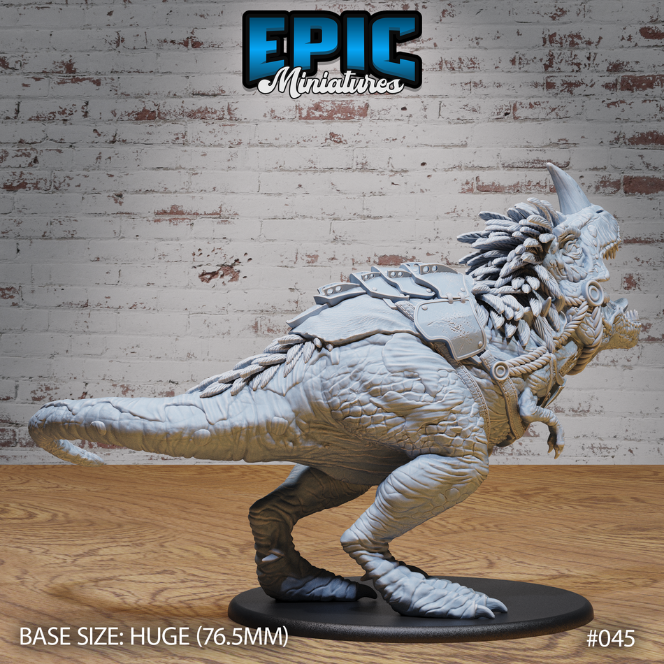 Horned Rex Roaring