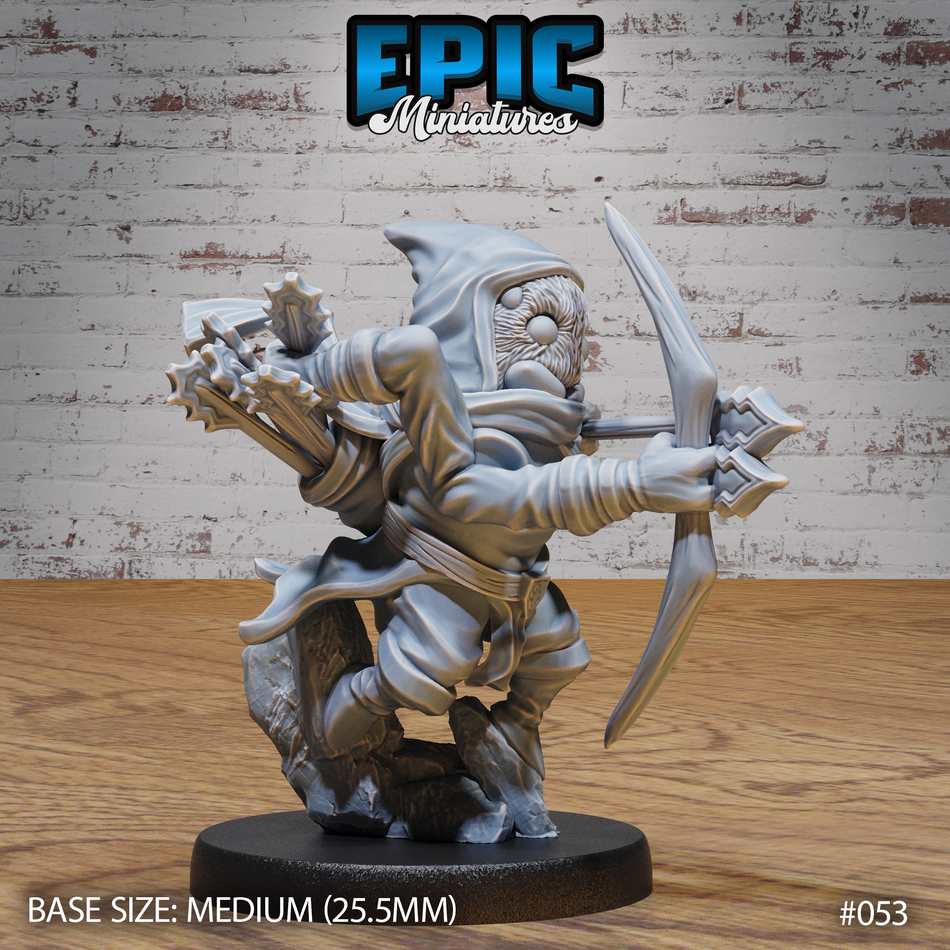 Dark Elf Spider Folk Assassin Shooting 3D Print