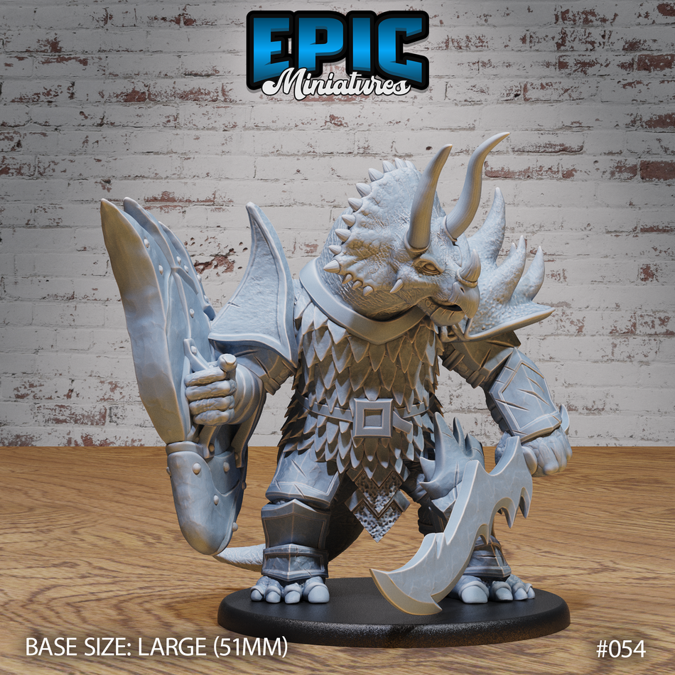Triceratops Folk Warrior