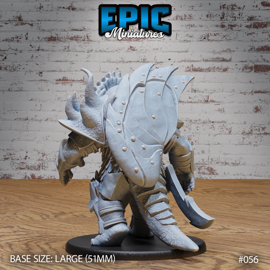 Triceratops Folk Warrior Walk