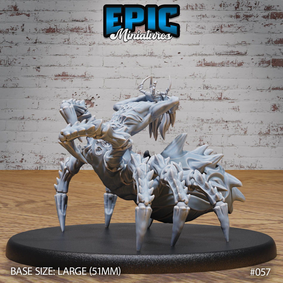 Dark Elf Drider Folk Mutating 3D Print