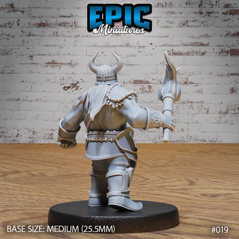 Dwarf Army Cannoneer Torch