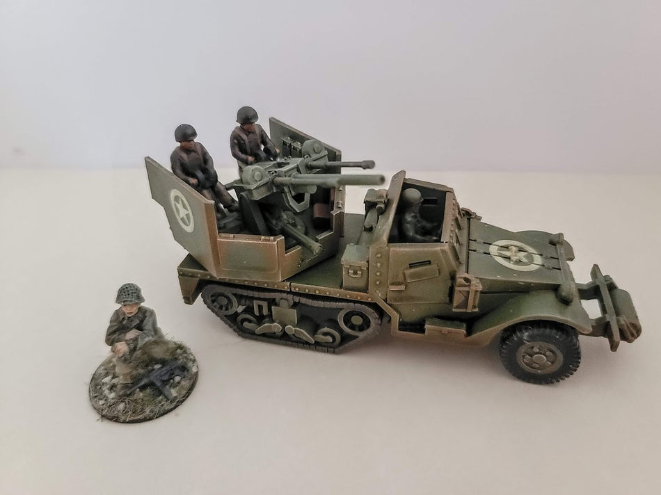 United States M15 MGMC Halftrack 37mm Auto Cannon and 2 x .50 cal HMGs