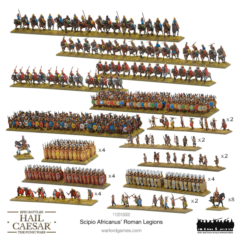 Hail Caesar Epic Battles(Punic Wars): Scipio Africanus' Roman Legions