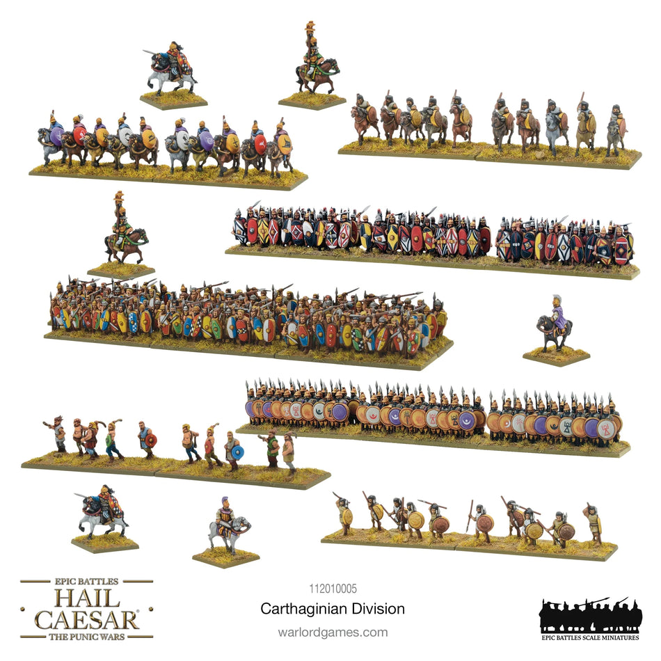 Hail Caesar Epic Battles(Punic Wars): Carthiginian Division