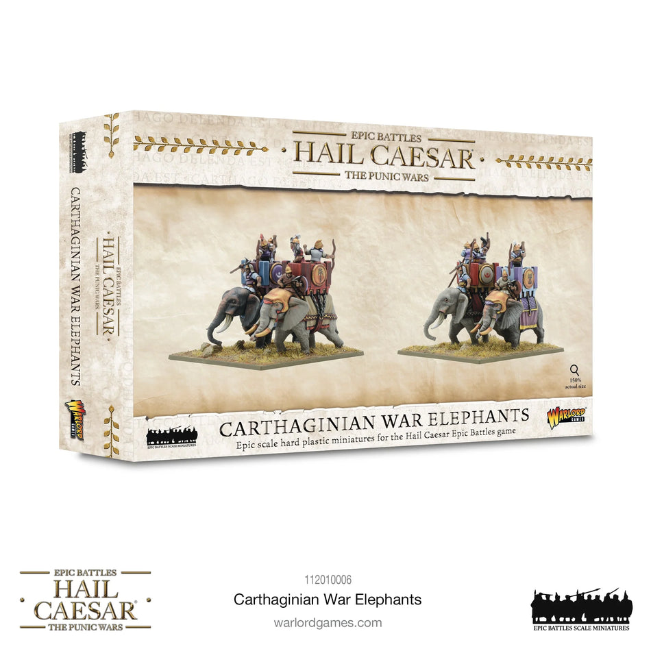 Hail Caesar Epic Battles(Punic Wars): Carthiginian War Elephants