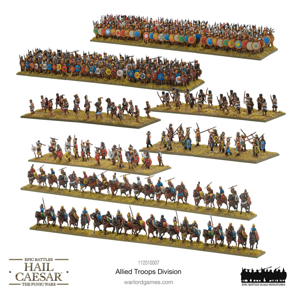 Hail Caesar Epic Battles(Punic Wars): Allied Troops Division