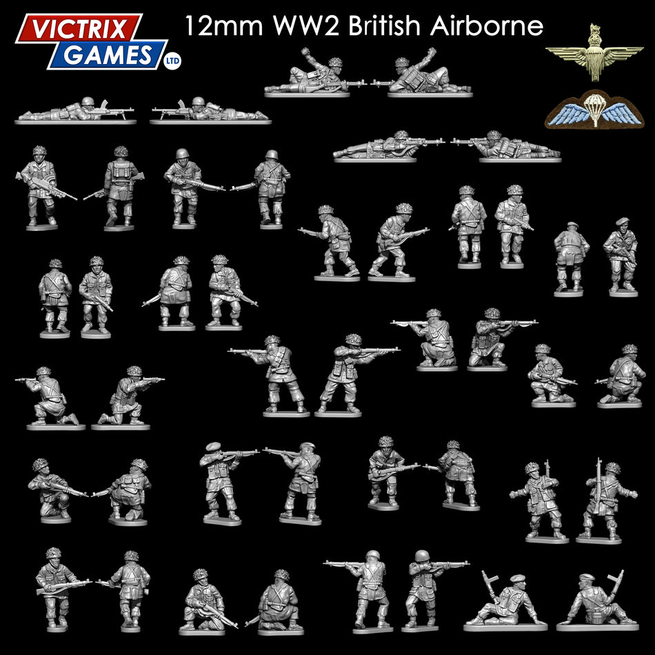 12mm WW2 British Airborne Infantry