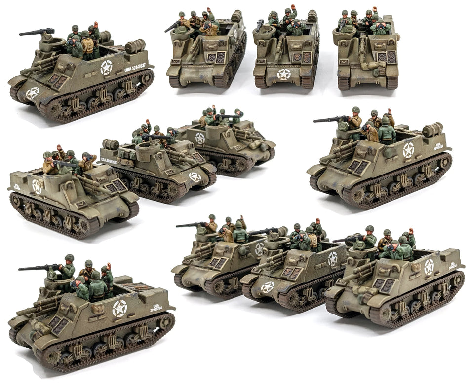 12mm WW2 Allied M7 Priest 105mm Howitzer