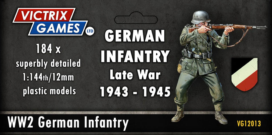 12mm WW2 German Infantry Late War 1943-1945