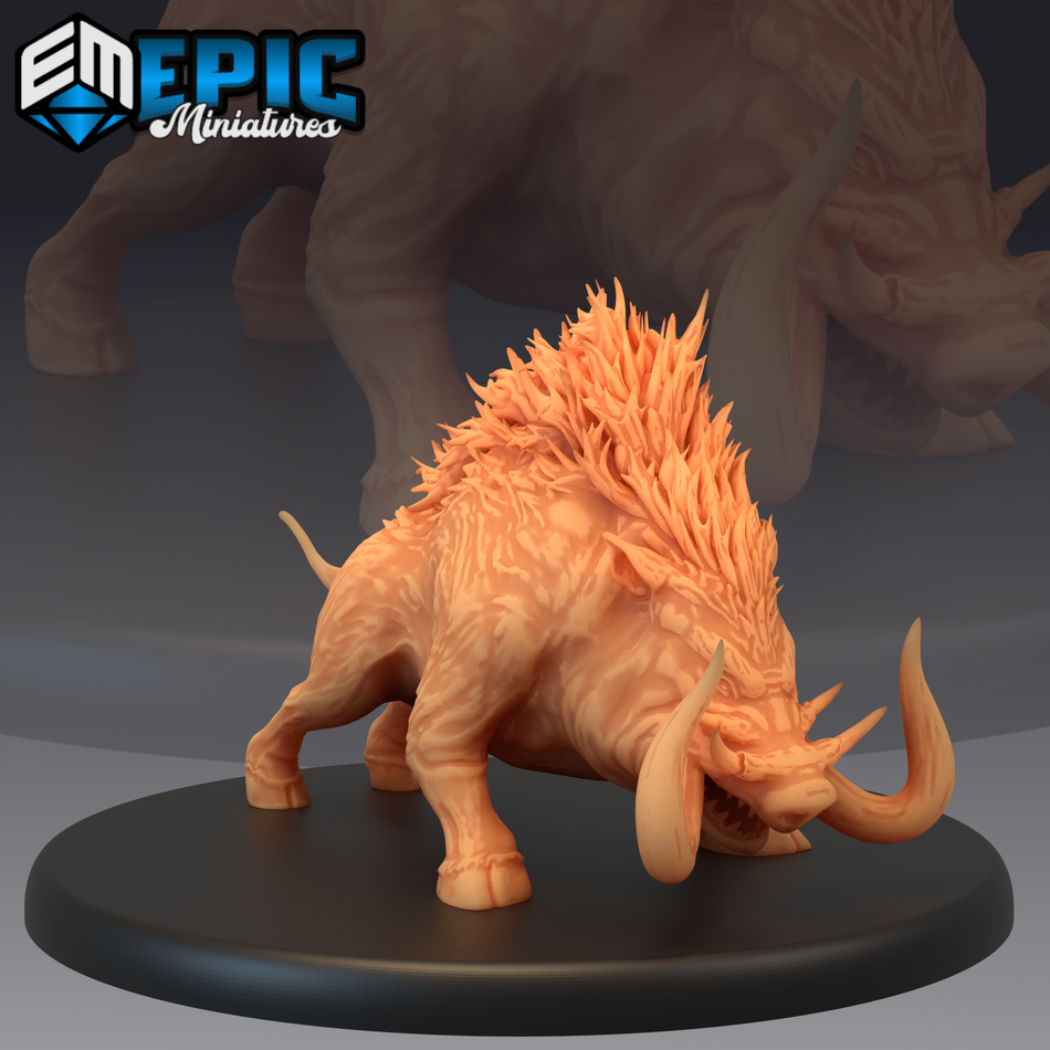 Forest Boar Attacking