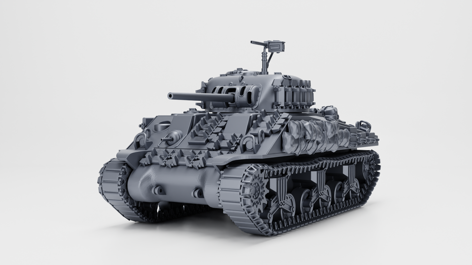 Sherman M4 mid-production with a cast nose