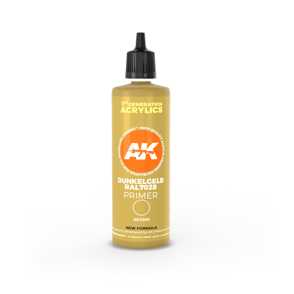 AK Interactive 3G Dark Yellow Primer 100ml