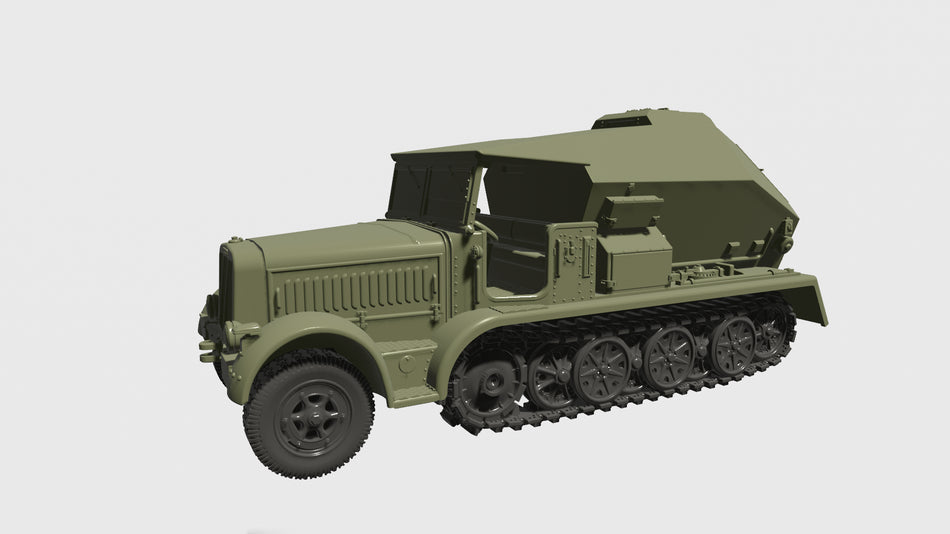 German Sd.Kfz.7-3 - The Feuerleitpanzerfahrzeug für V-2 Raketen