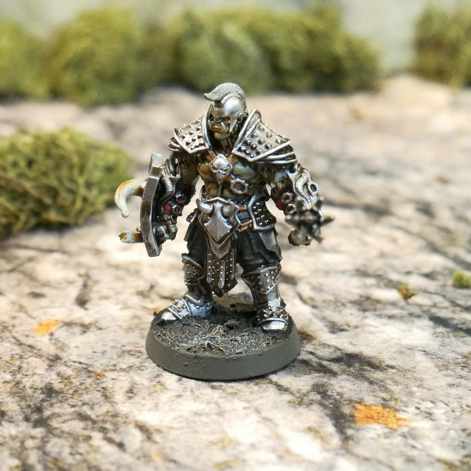 Orc with Mace and Shield 3D Print