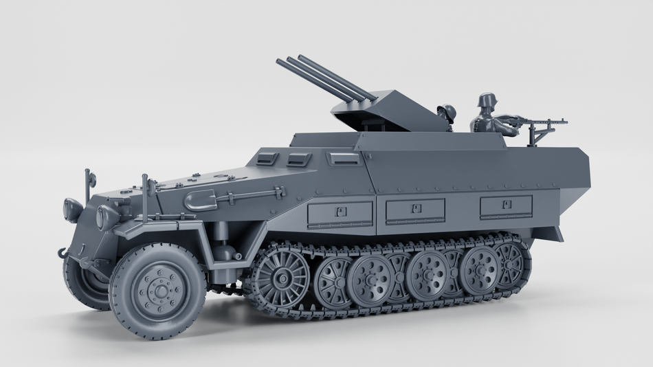 German Sd.Kfz.251 21 Ausf.D Drilling