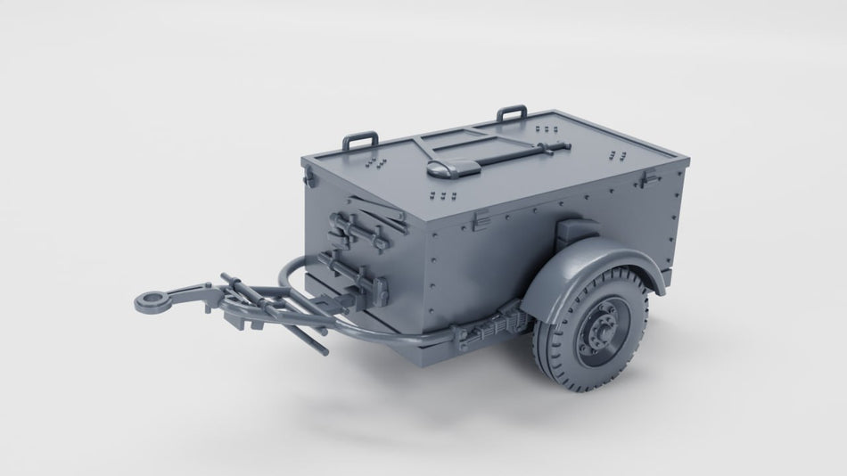 German Sd Ah 51 Ammo Trailer