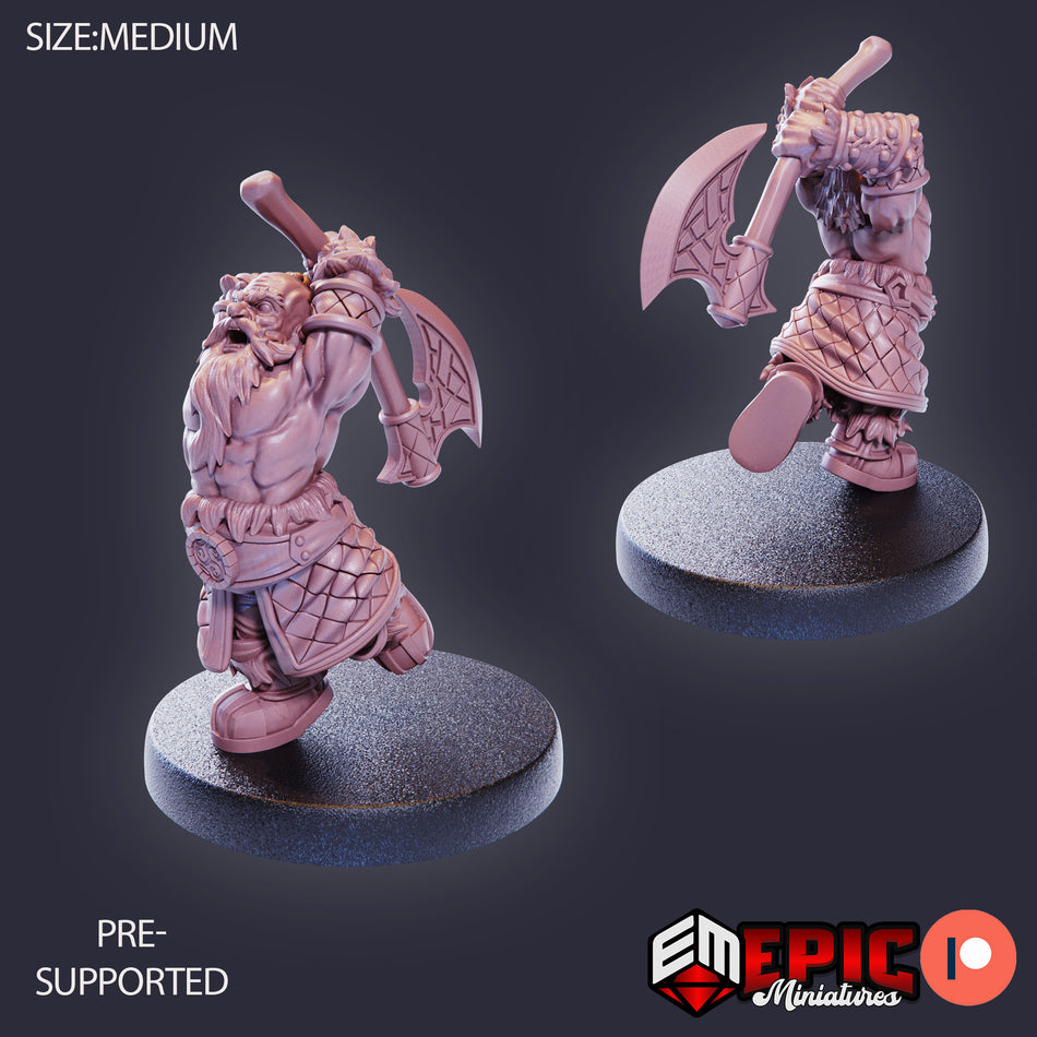 Dwarf Army Axe Thrower