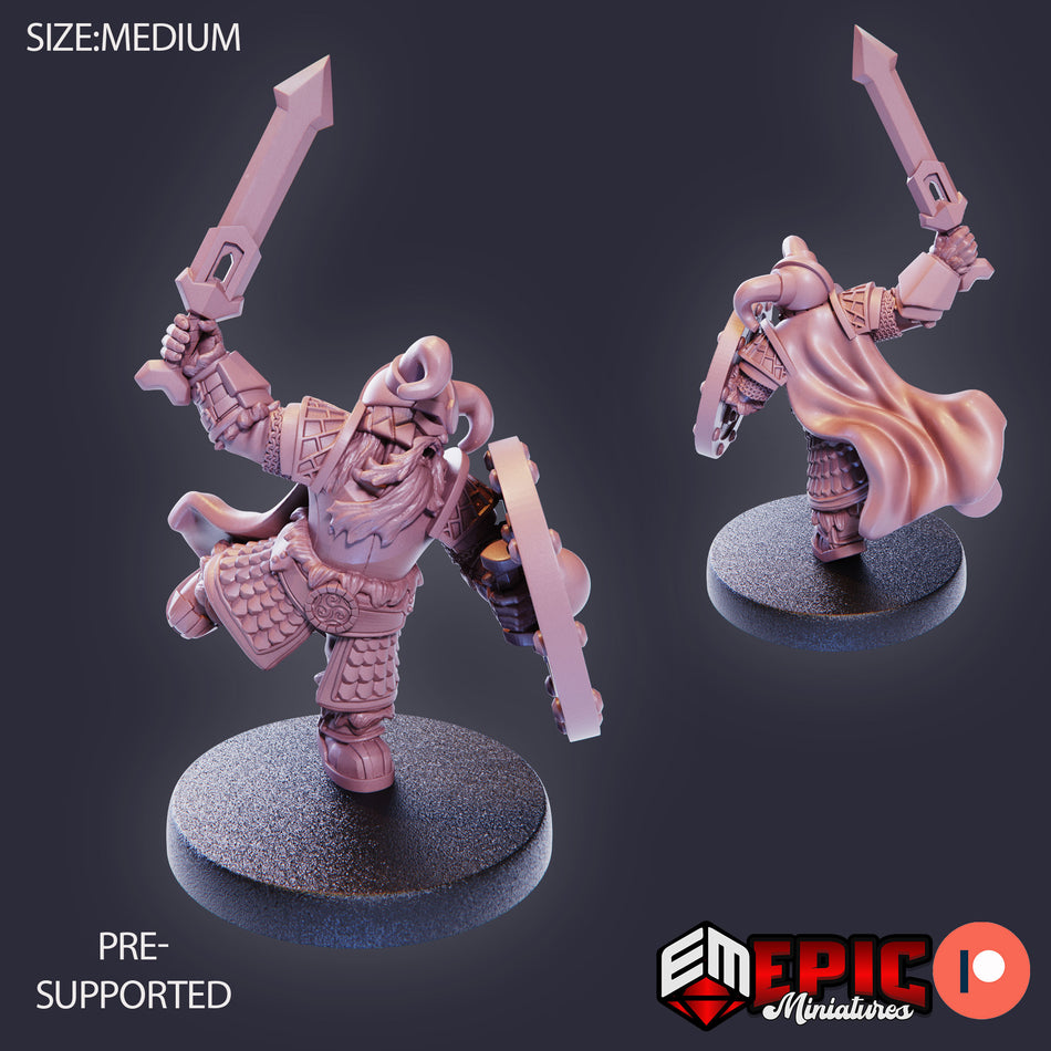 Dwarf Army Sword & Shield