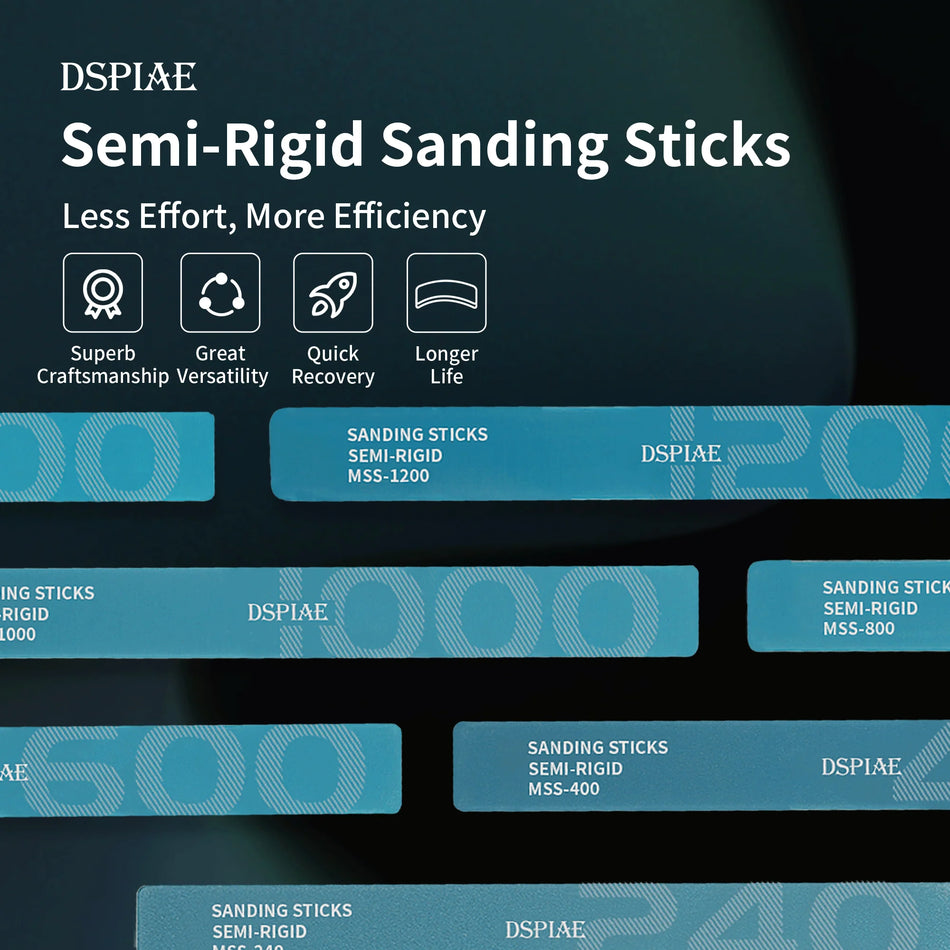 DSPIAE MSS-240 Semi-Rigid Sanding Sticks