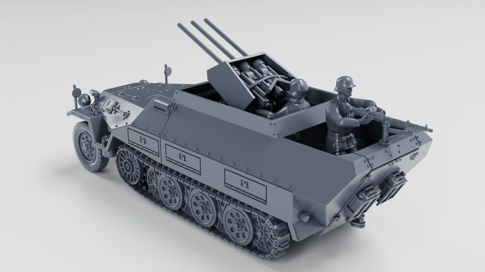 German Sd.Kfz.251 21 Ausf.D Drilling