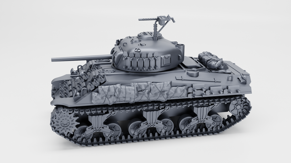 Sherman M4 mid-production with a cast nose