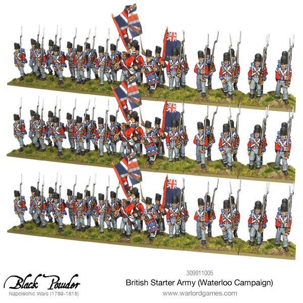 Black Powder  - Napoleonic British starter army (Waterloo campaign)