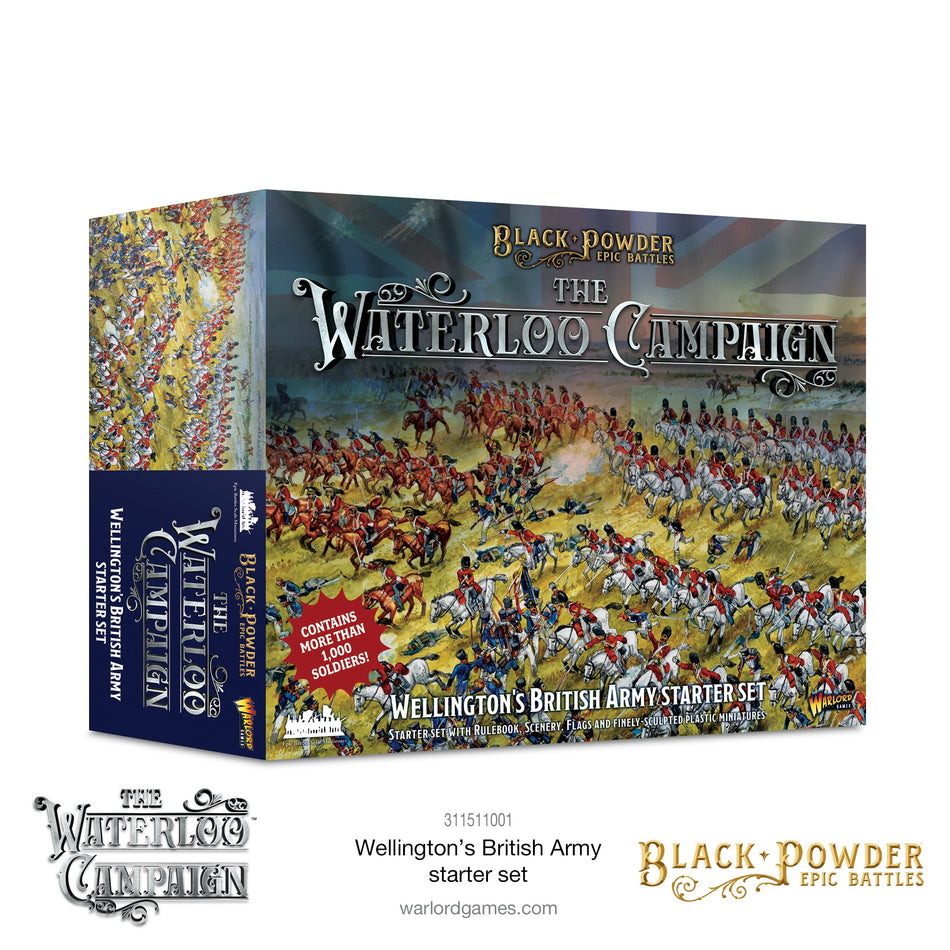 Black Powder Eic Battles Waterloo Wellington's British Starter Set