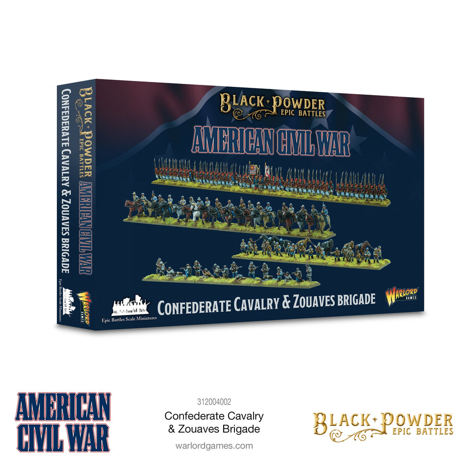 Black Powder Epic Battles American Civil War Confederate Cavalry and Zouaves