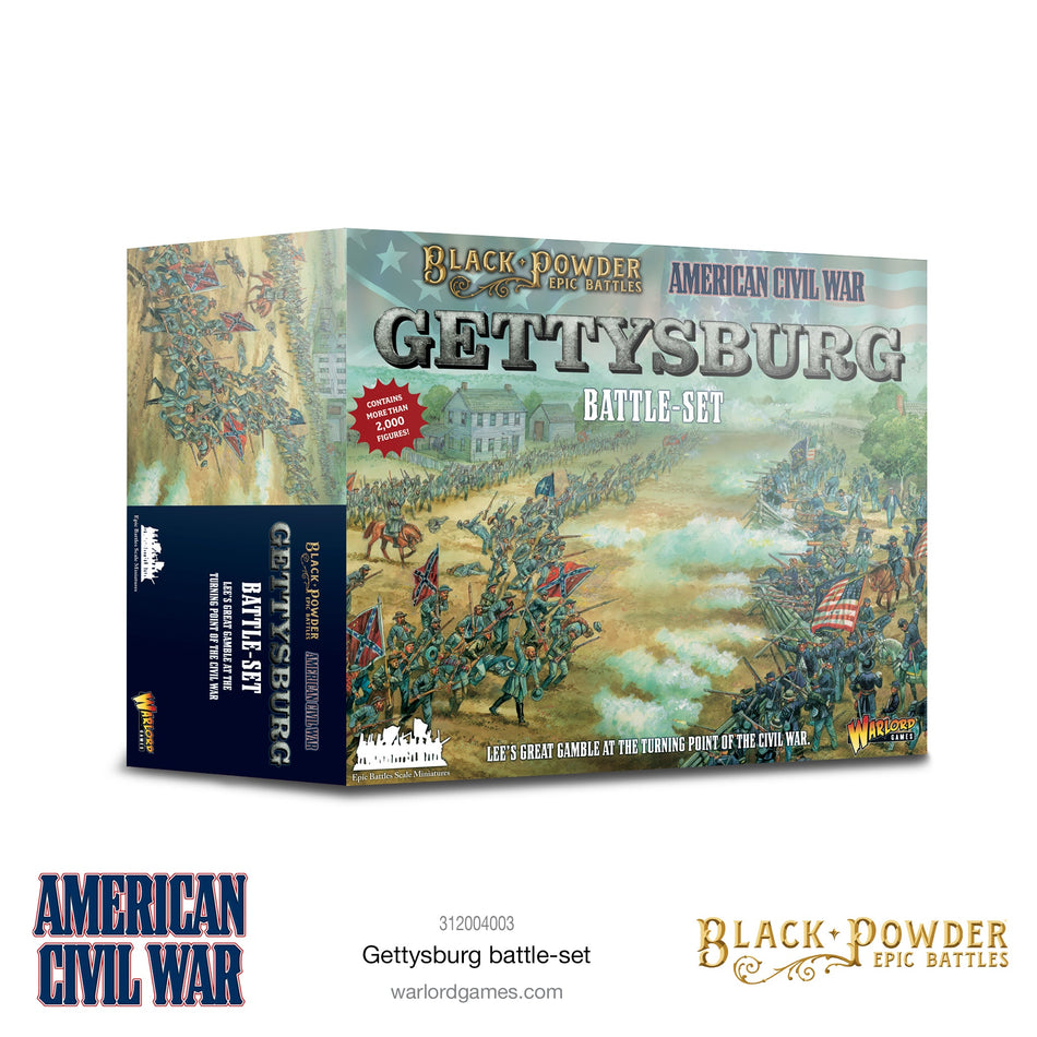 Black Powder Epic Battles American Civil War Gettysburg Battle Set