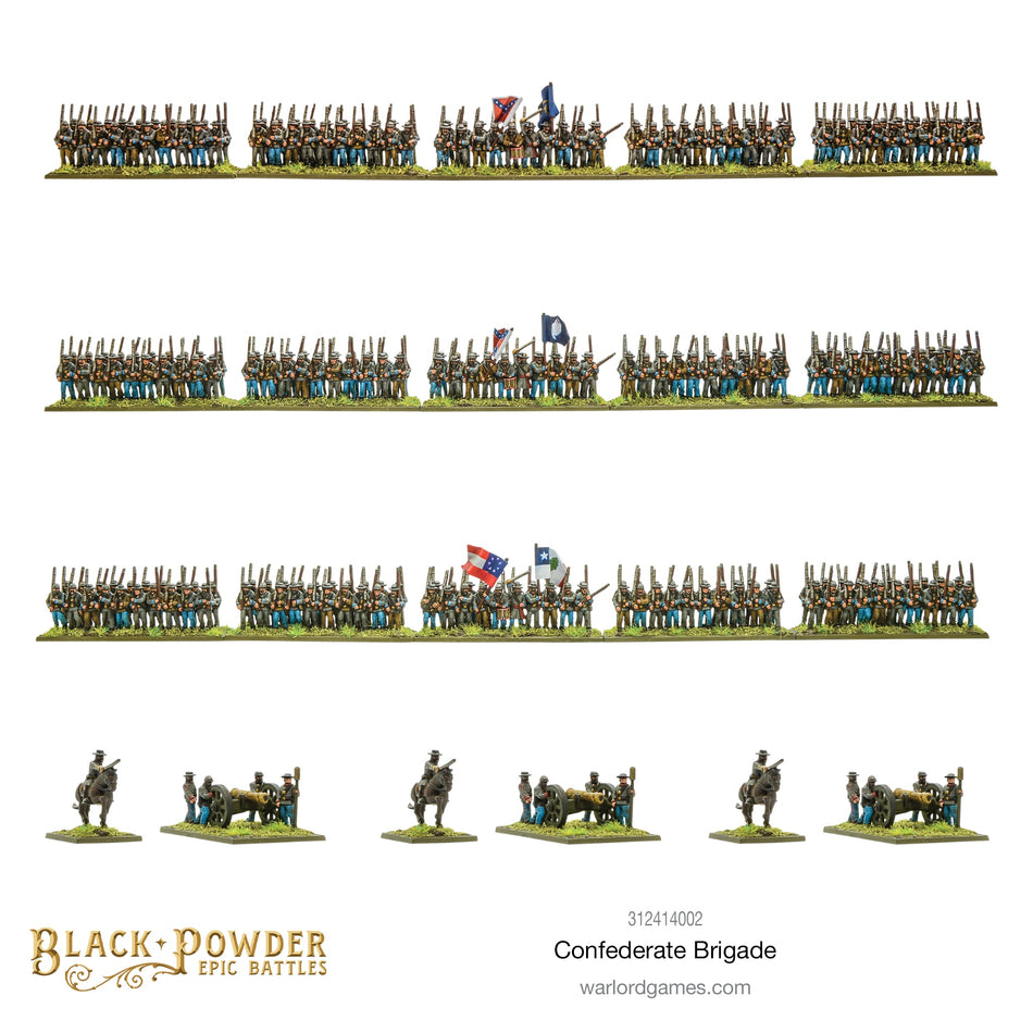 Black Powder Epic Battles American Civil War Confederate Brigade