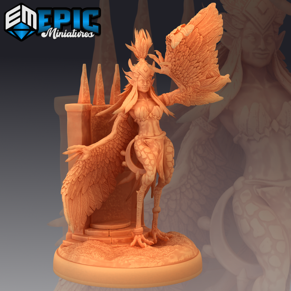 Harpy Lady Greeting