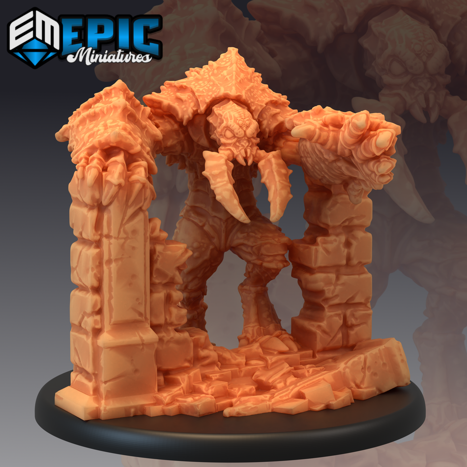 Umber Hulk Breaking Wall