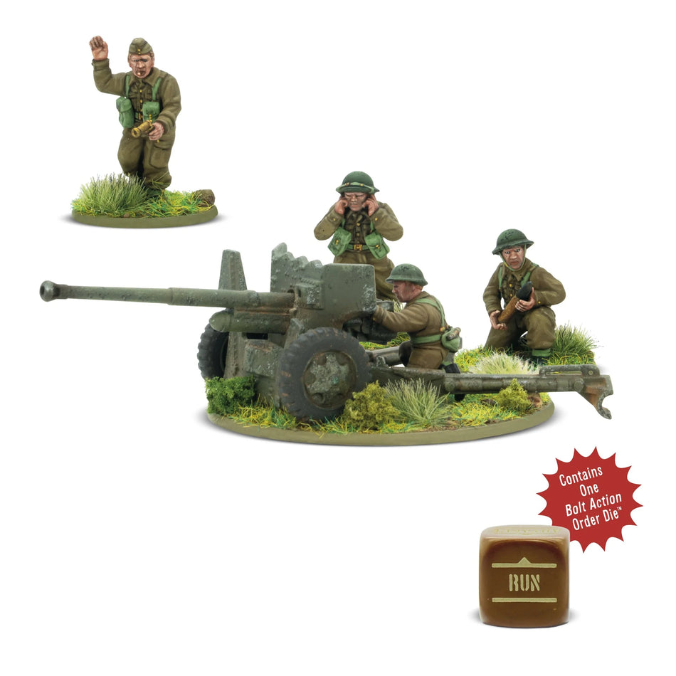 British 6-pounder anti-tank gun (plastic) (Pre-Order July 2026)